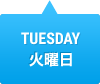 TUESDAY　火曜日